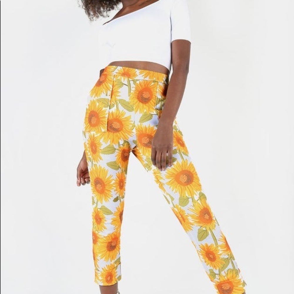 Blackmilk sunny days cuffed pants